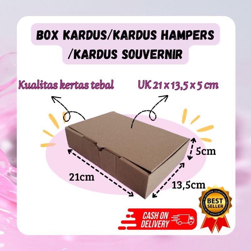 

BOX HAMPERS/BOX SOUVERNIR/KARDUS KOTAK UK 21x13,5x5cm MURAH