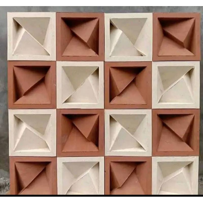 Roster minimalis/roster beton/roster lubang angin motif durian