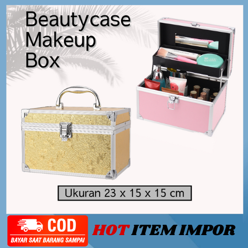 MB-B188 NEW ARRIVAL BOX MAKEUP / MAKEUP BOX / 23x15x15CM / TEMPAT PERHIASAN