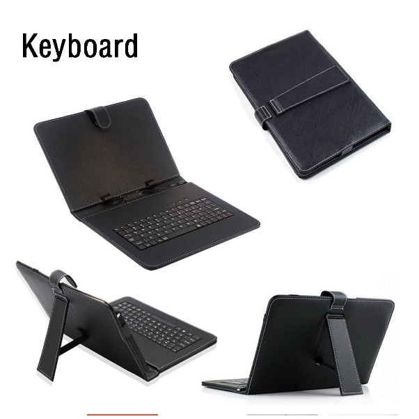 Tablet 8 Inch /10,1 inci atau lebih Universal Keyboard Case for Tablet PC Wire Micro Type-C 8inch/10,1 inci atau lebih Universal Keyboard Case for