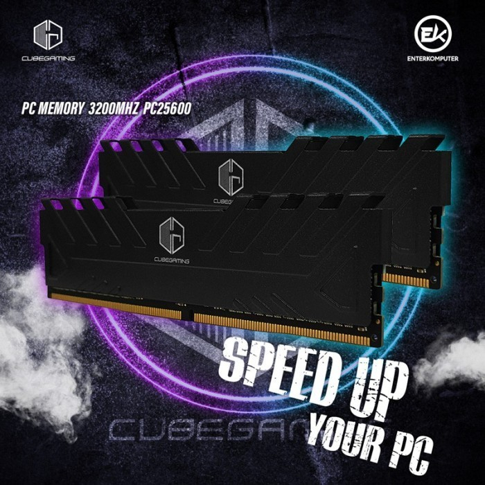 CUBE GAMING DDR4 3200MHz PC25600 Dual Channel 32GB (2x16GB)