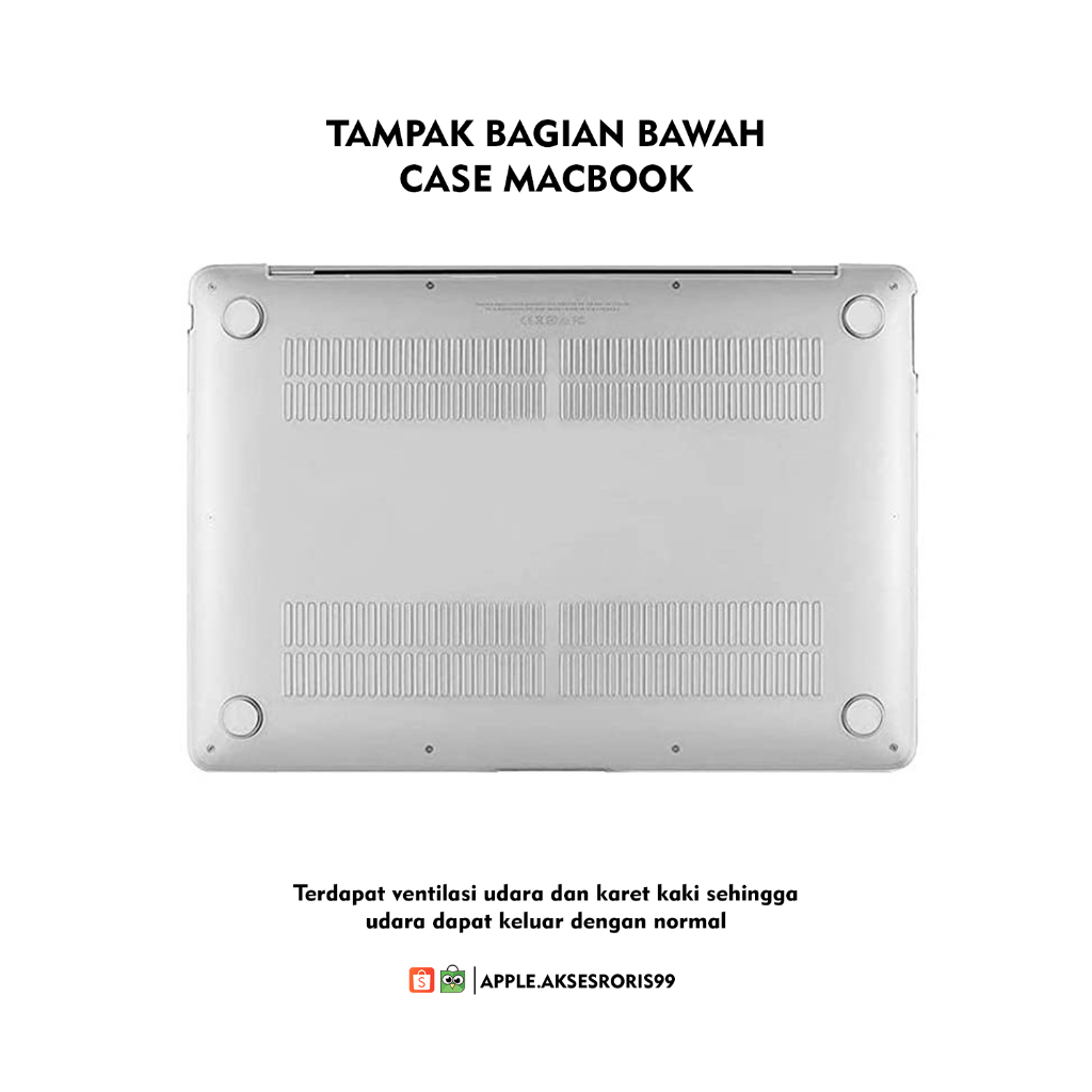 Case Macbook Pro 13 Inch M1 &amp; 2020 MBP Casing [ A2289 A2251 A2338 ]