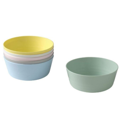 Set Mangkok Ikea Isi 6 Warna Warni Mangkok Mini Plastik Food Grade Mangkuk Makan Anak BPA Free