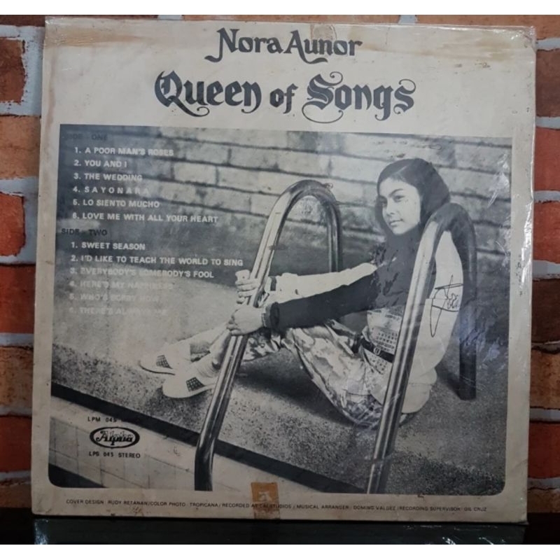 Vinyl Piringan Hitam 12 inch Nora Aunor-Queen Of Songs