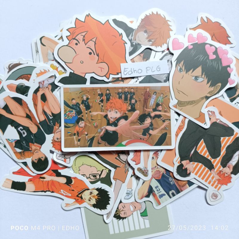 

stiker anime Haikyuu waterproof / sticker anime Haikyuu