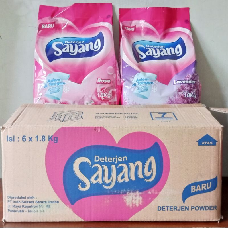 deterjen sayang 1,8 kg