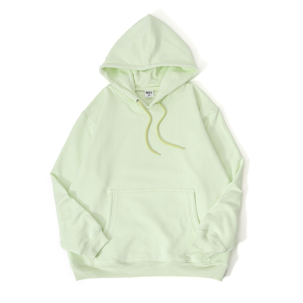 Jaket Hoodie Oversize unisex warna Hijau mint