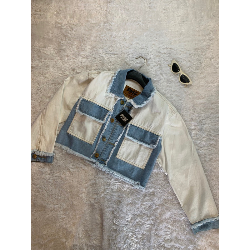 Jacket Jeans Crop Women BYAZ