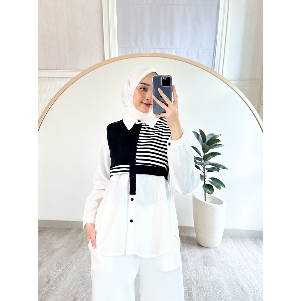 Artemis Fashion~ IMPORT GENIA BASIC / CALVINA BASIC / KIARA BASIC / JODIE BASIC/ ARIEL CARDY TOP/JOANNA BASIC  (LD 120, LD BESAR), RUBY CULLOTE // Atasan Import kemeja, cek caption.