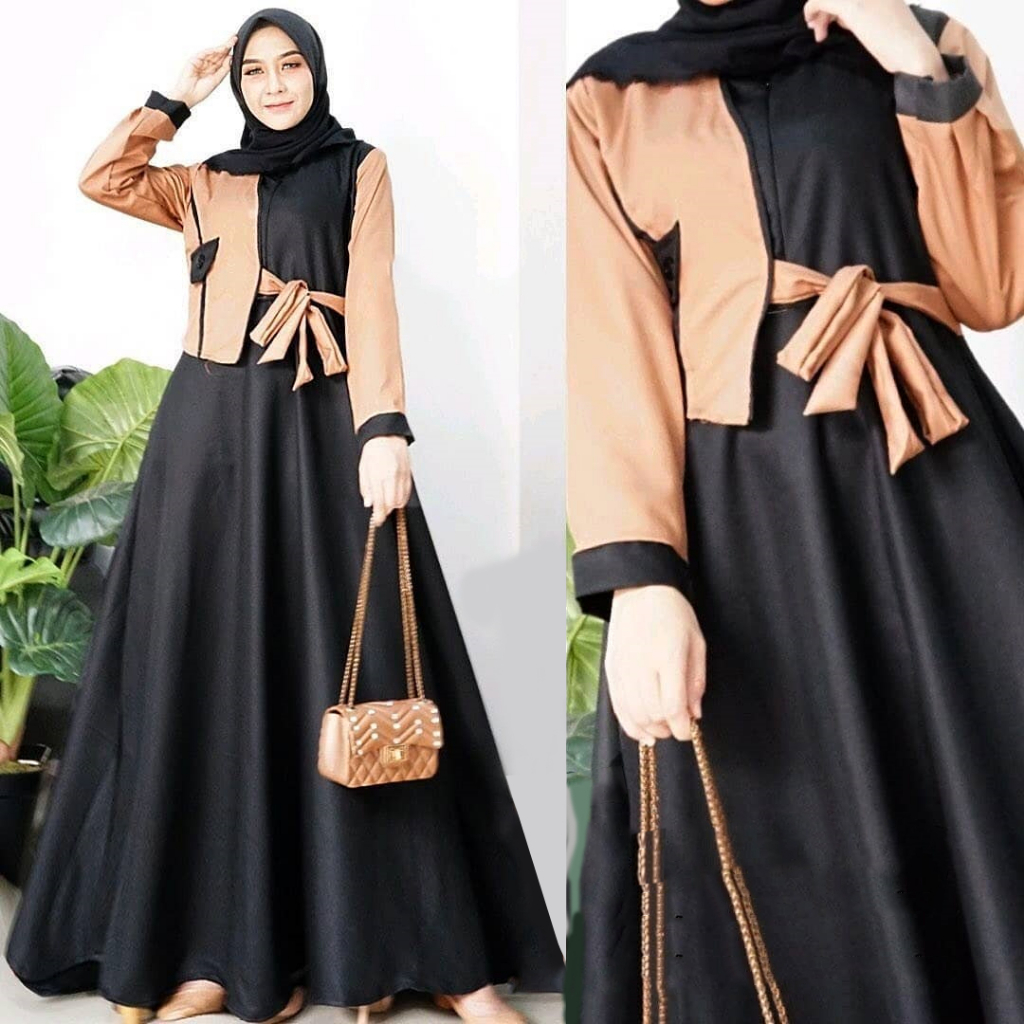 LUFY ORI TAMERA004 Dress | gamis dress Pakaian muslim | ORIGINAL