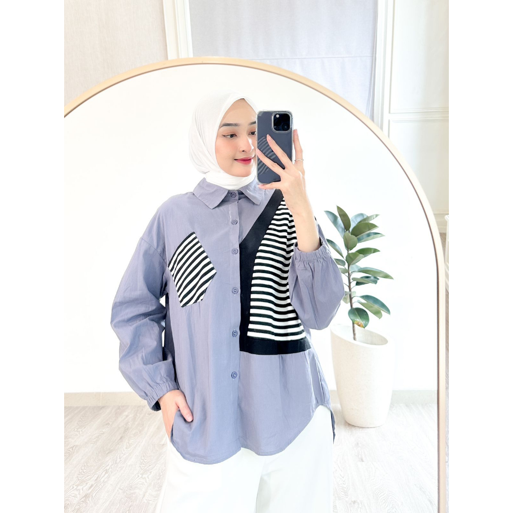 Artemis Fashion~ IMPORT GENIA BASIC / CALVINA BASIC / KIARA BASIC / JODIE BASIC/ ARIEL CARDY TOP/JOANNA BASIC  (LD 120, LD BESAR), RUBY CULLOTE // Atasan Import kemeja, cek caption.