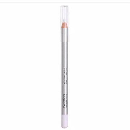 WARDAH Eyeliner Pencil Indonesia / 1.14g / Aplikator Persisi Hitam Intense Waterproof / Tekstur Lembut Tahan Lama Natural / Wanra Shade Black White Hitam Putih / Cosmetic Makeup Eyes Make Up Series / Pensil Pen Spidol Eye Liner Eyebrow Brow / EyeXpert