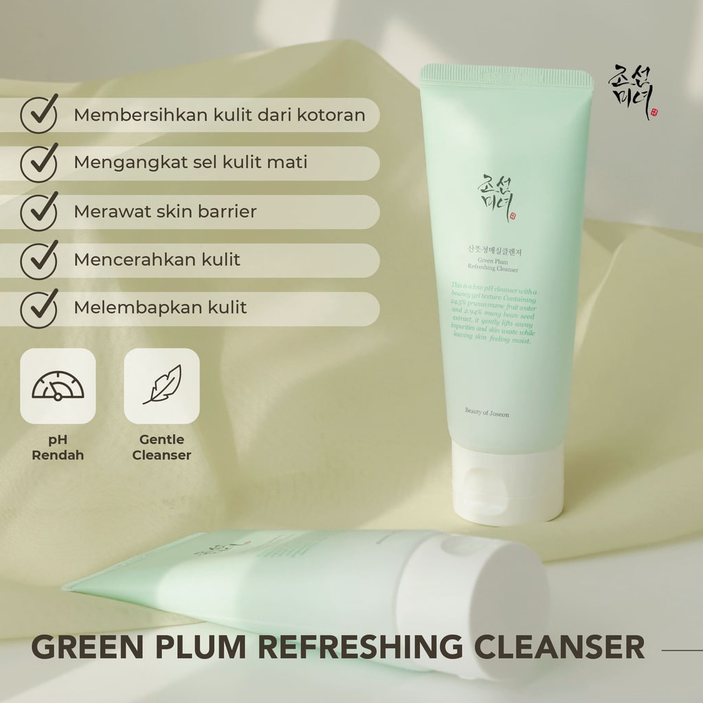 BOJ Beauty Of Joseon - Green Plum Refreshing Cleanser 100 ml ( Exp 03-2026 )