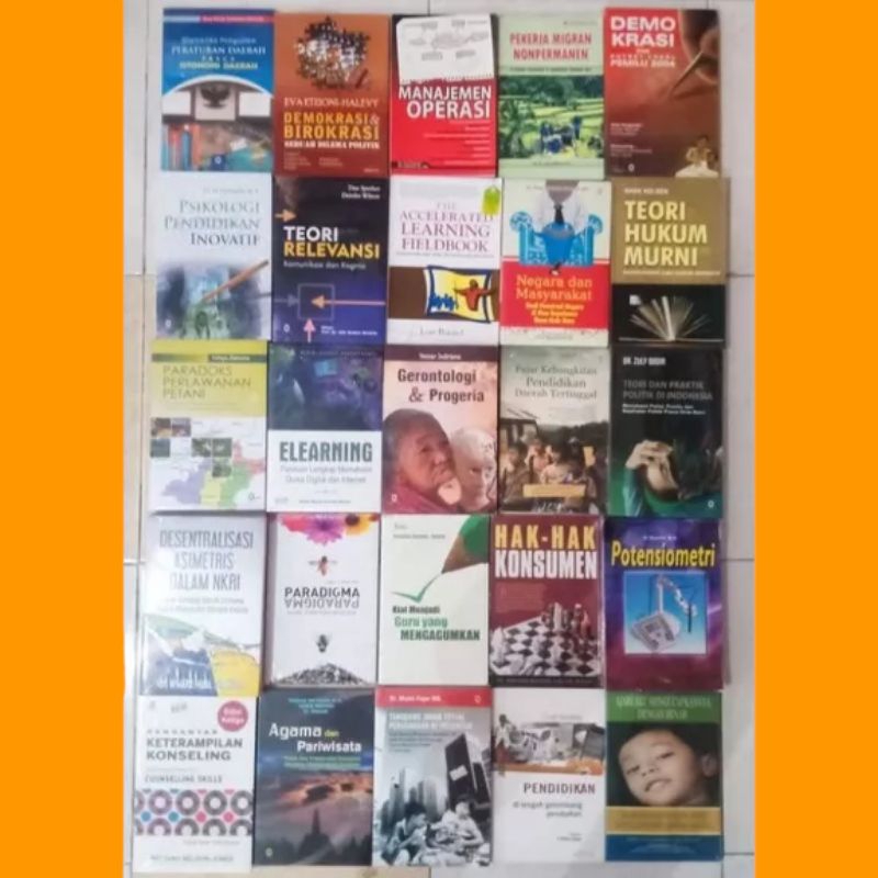 obral buku pendidikan perguruan tinggi # kuliah # politik # hukum # bisnis # bahasa # psikologi pust