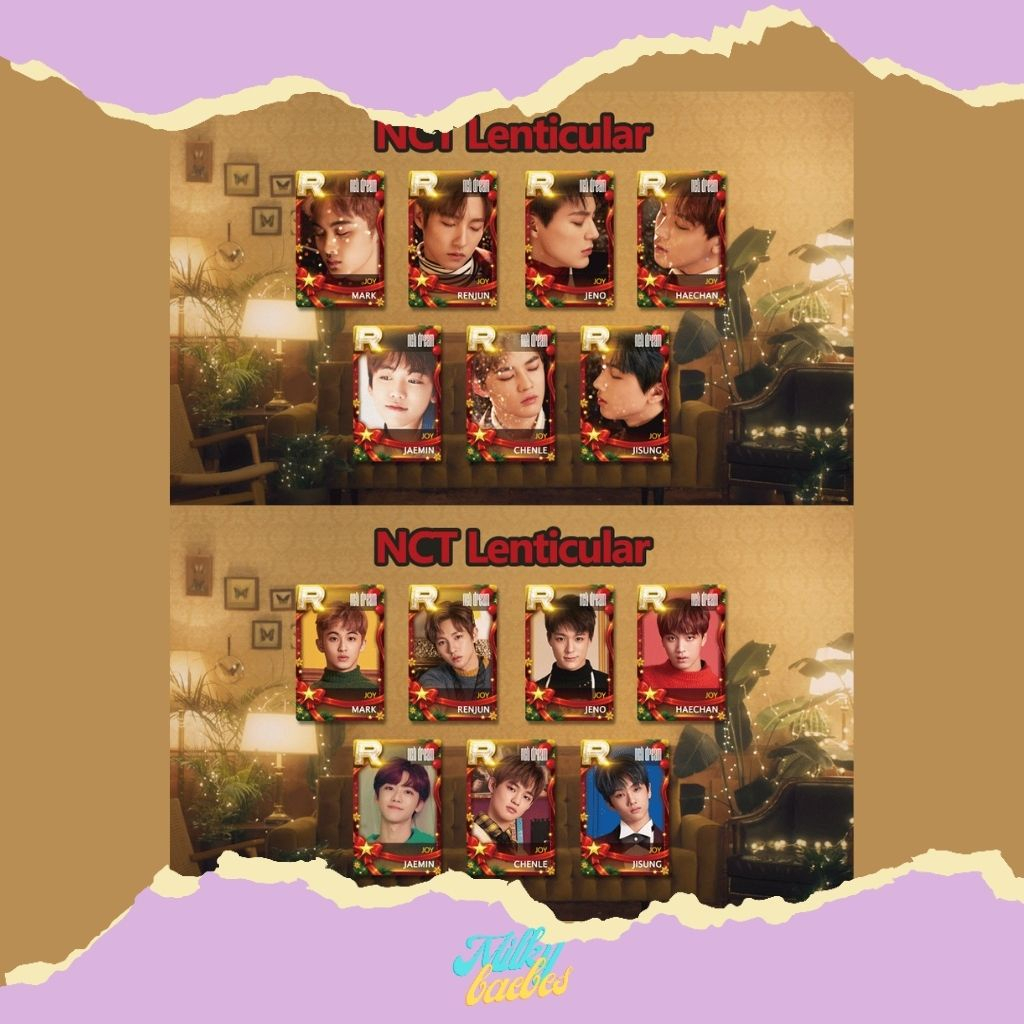 ✨[READY STOCK (baca desc box)] Lenticular NCT Dream - Joy (FANMADE by @MCT_Lenticular)✨ MARK RENJUN 