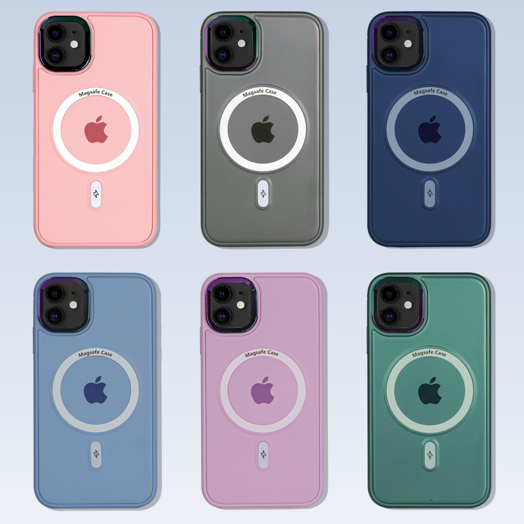 Case Smoke Magsafe Magnetik iPhone 13 6.1| 13 Pro 6.1| 13 Pro Max 6.7| 14 6.1| 14 Pro 6.1| 14 Plus/M