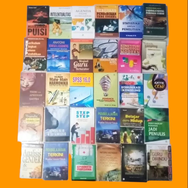 obral buku pendidikan perguruan tinggi # kuliah # politik # hukum # bisnis # bahasa # psikologi pust