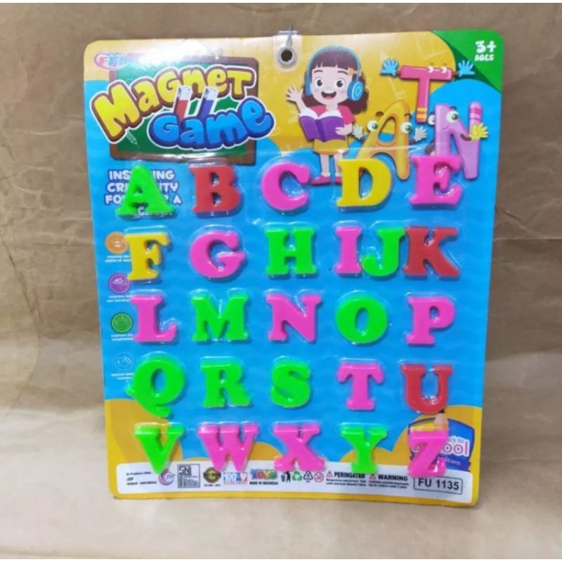 MAINAN ANAK EDUKASI BELAJAR ABCD ABJAD