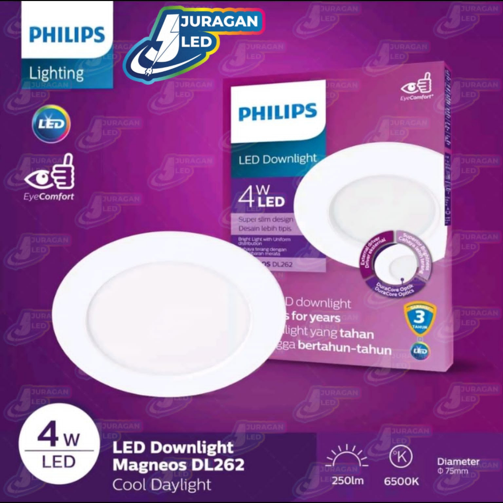 Philips Magneos LED Downlight DL262 4W 6500K