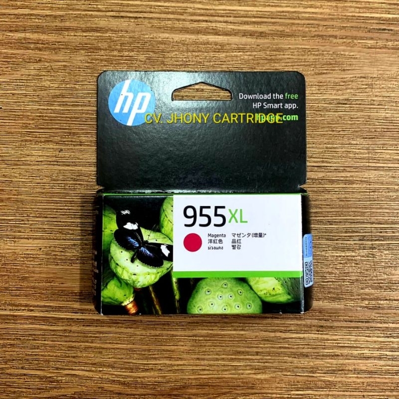 Tinta Cartridge HP 955XL 955 XL Hitam Black Cyan Magenta Yellow