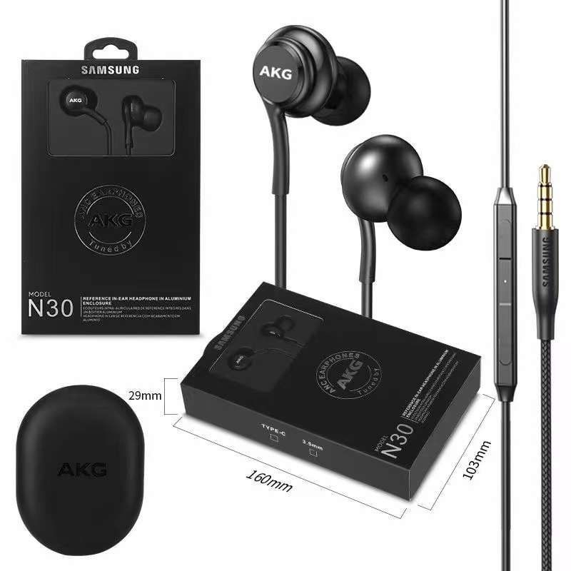 ORIGINAL 100% N30-Series Headset SMG AKG Extra Bass JACK AUDIO 3.5mm Earphone SMG A20 A50 A11 A22 A32 A52 M22 A02 A12 A13 A14 Made in vietnam Stereo Bass