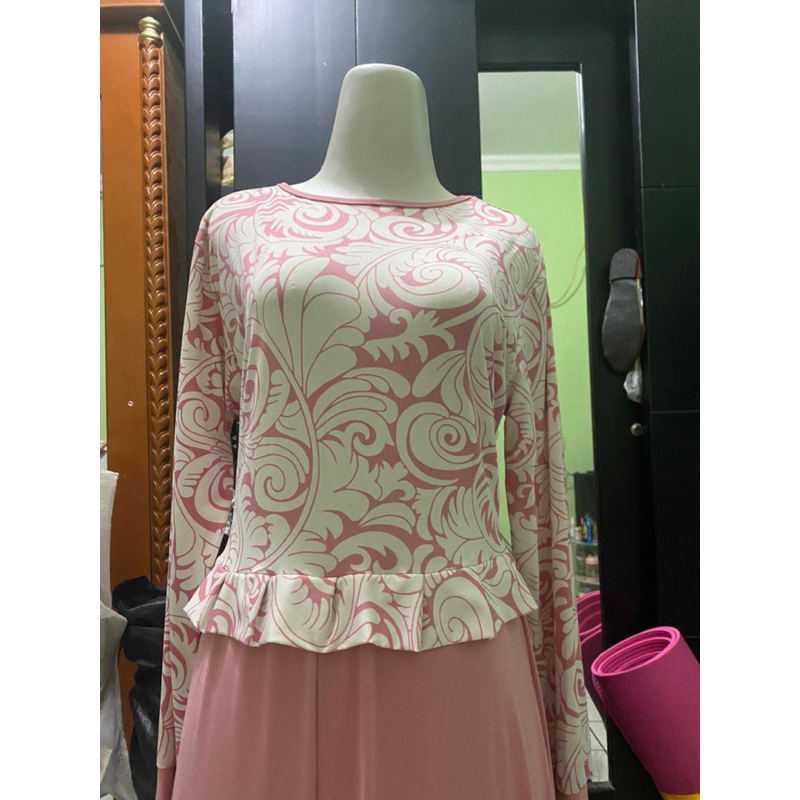 Gamis Bahan Jersey Super Premium