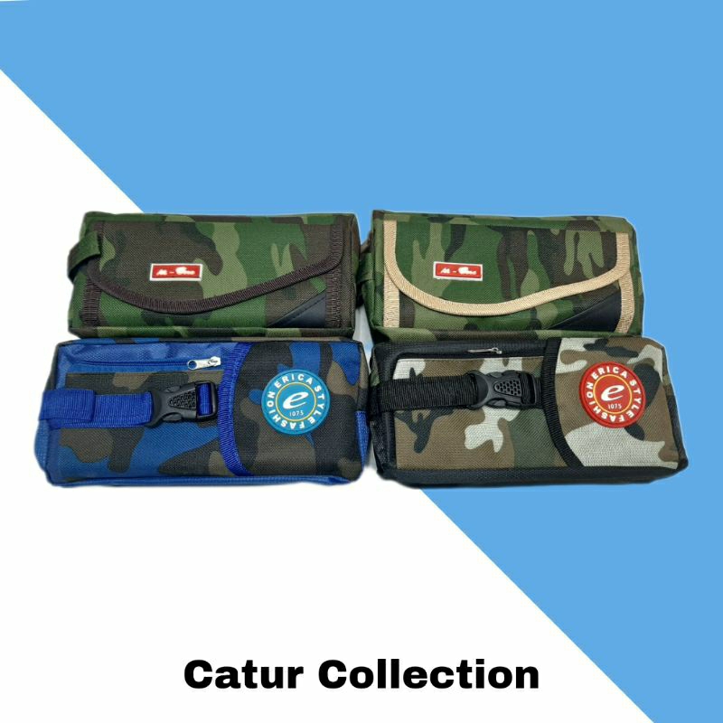 

Kotak Pensil/Tempat Pensil Kain Motif Army