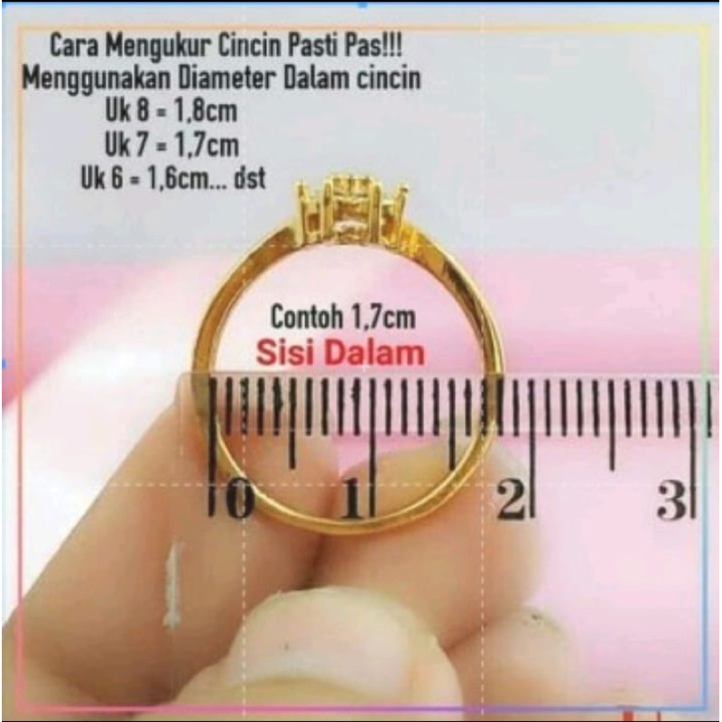 Cincin Titanium Premium Perhiasan Aksesoris Fashion Terlaris Termurah Tidak Luntur Dan Tidak Berkarat