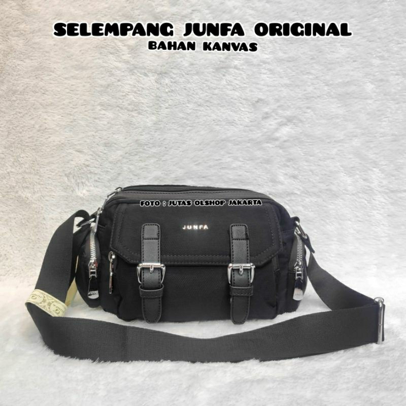 TAS SELEMPANG JUNFA 9954-515 BAHAN KANVAS HALUS