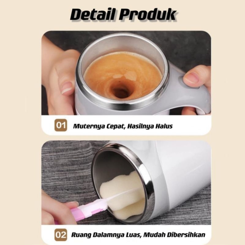 SELF STIRING MUG GELAS PENGADUK OTIMATIS