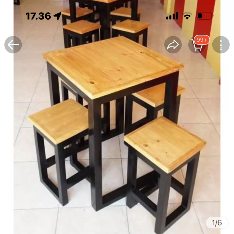 meja makan /meja set kursi/meja kayu jati belanda