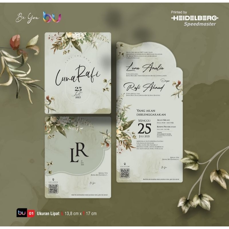 Undangan Pernikahan  | Be You 01