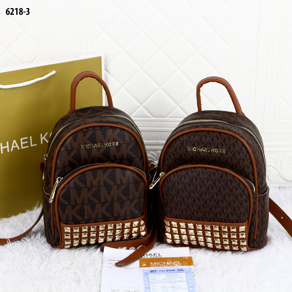 RANSEL SIGNATURE STUDDED BACKPACK 6218-3 (FREE PAPERBAG) 6218