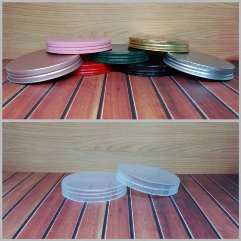 Tutup Toples Alumunium Diameter Leher Toples 9 CM Tutup Toples Plastik PET