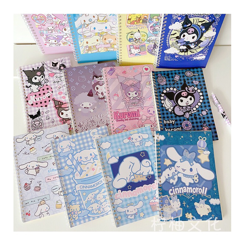 #3 MOTIF BISA PILIH - NOTEBOOK A5 KARAKTER HEWAN SANRIO LUCU BUKU CATATAN BESAR SPIRAL BERGARIS KETAS TEBAL MOTIF KAWAII GAYA REMAJA CEWEK KOREA VIRAL MURAH COD HELLO KITTY POMPOMPURIN KUROMI CINNAMOROLL MY MELODY POCHACCO ELEGAN MEWAH FANCY AESTHETIC