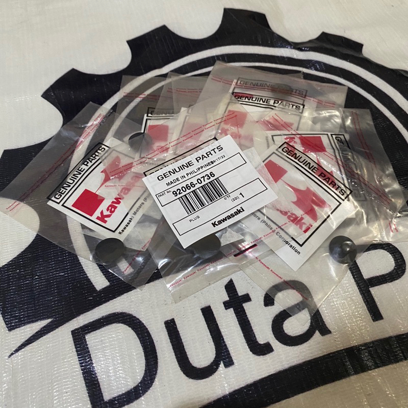 KARET TUTUP LUBANG BAUT L STANG KAWASAKI NINJA 250 ORIGINAL