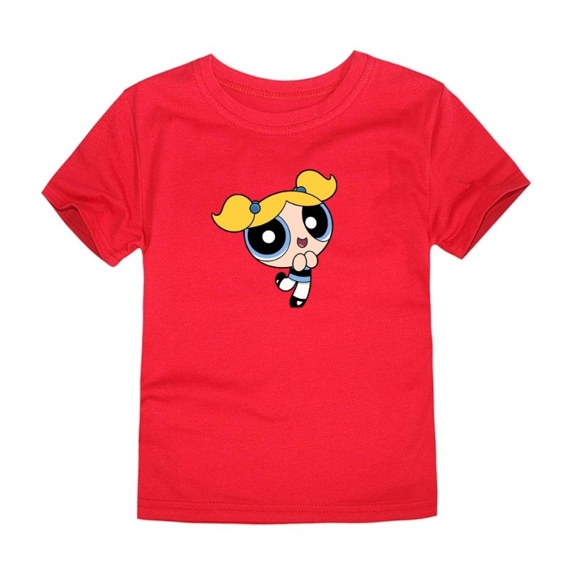 Kaos Anak Cewek Puffgirls Bubbles Baju Anak Lengan Pendek Atasan Anak Baju Oblong Kids 2-16Th Cod