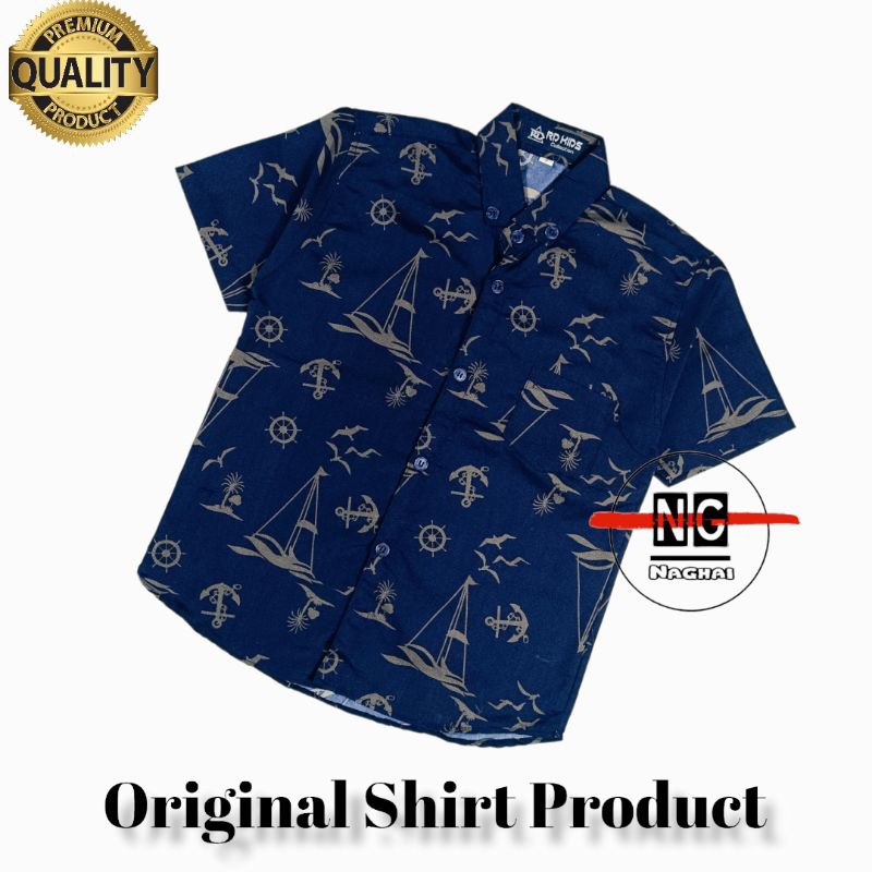 Ter-Hitz Kemeja Anak Lengan Pendek Cowok Kekinian / Kemeja MOtif Anak Laki / Kemeja Anak Cowok / Baju Anak Cowok /Kemeja Anak Laki-laki