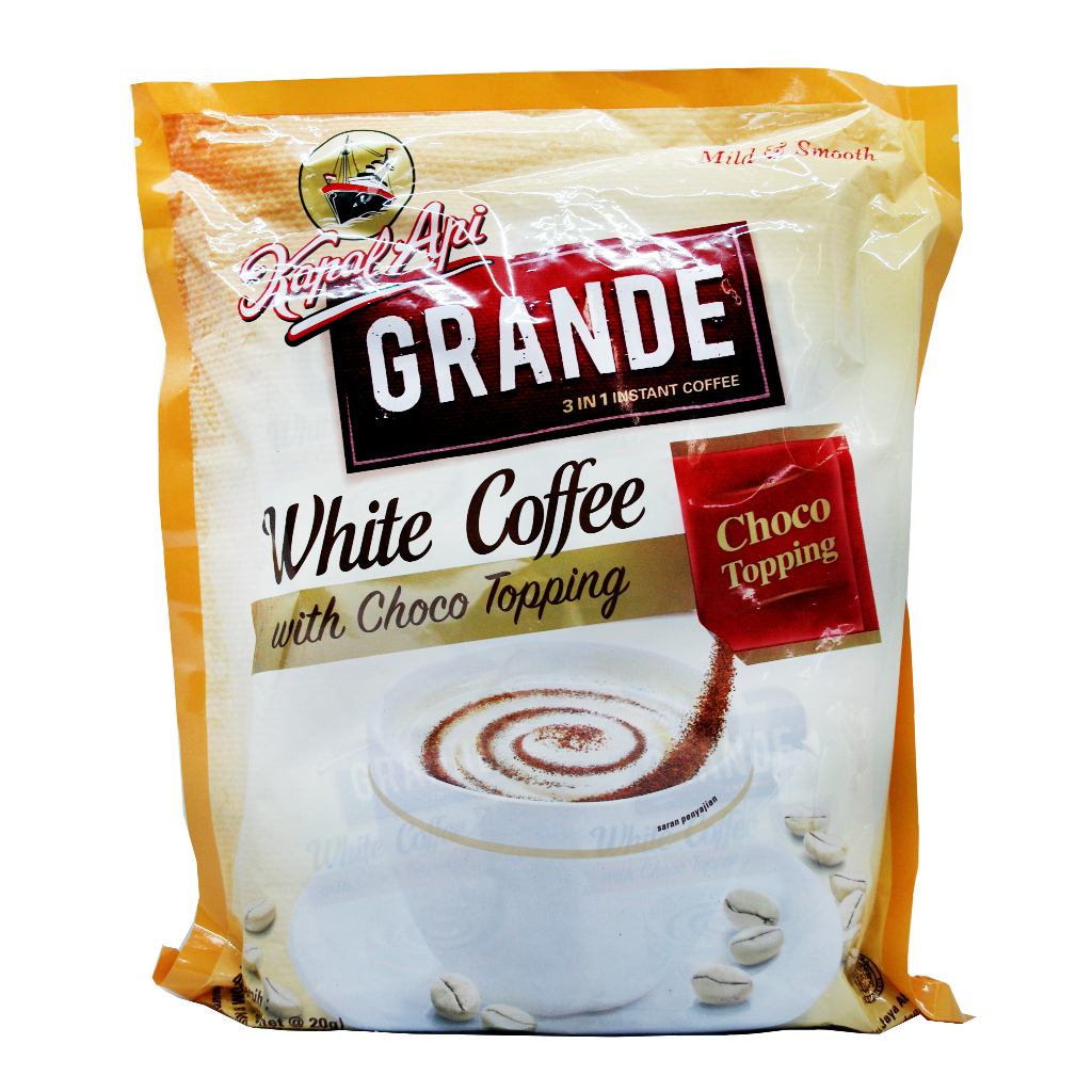 

KOPI KAPAL API GRANDE WHITE COFFEE INSTANT ISI 20'S @20 GR