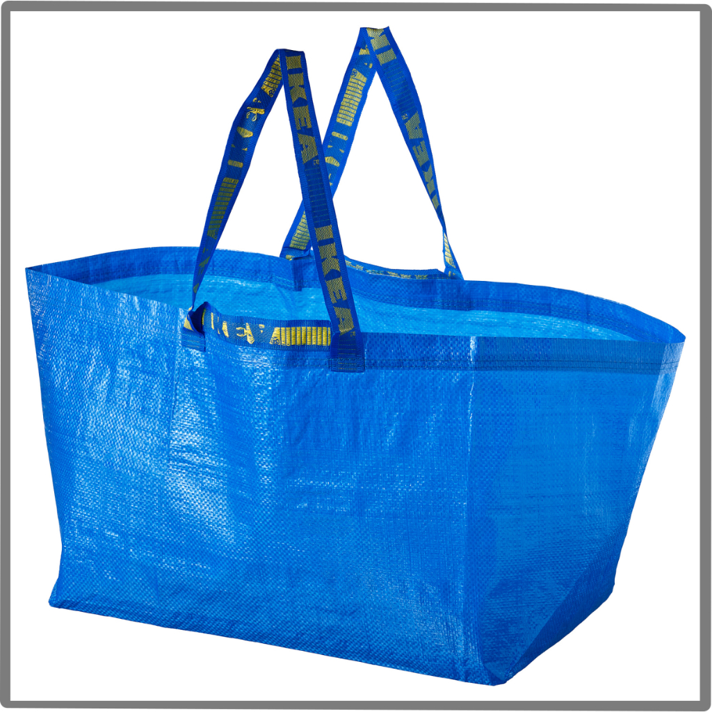 Tas Kantong Belanja Tas Serbaguna Laundry Plastik Besar 71l Original IKE4