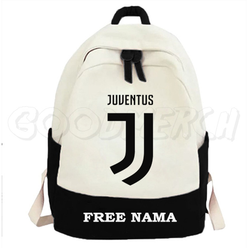 TAS SEKOLAH ANAK TK SD BOLA JUVENTUS - FREE CETAK NAMA