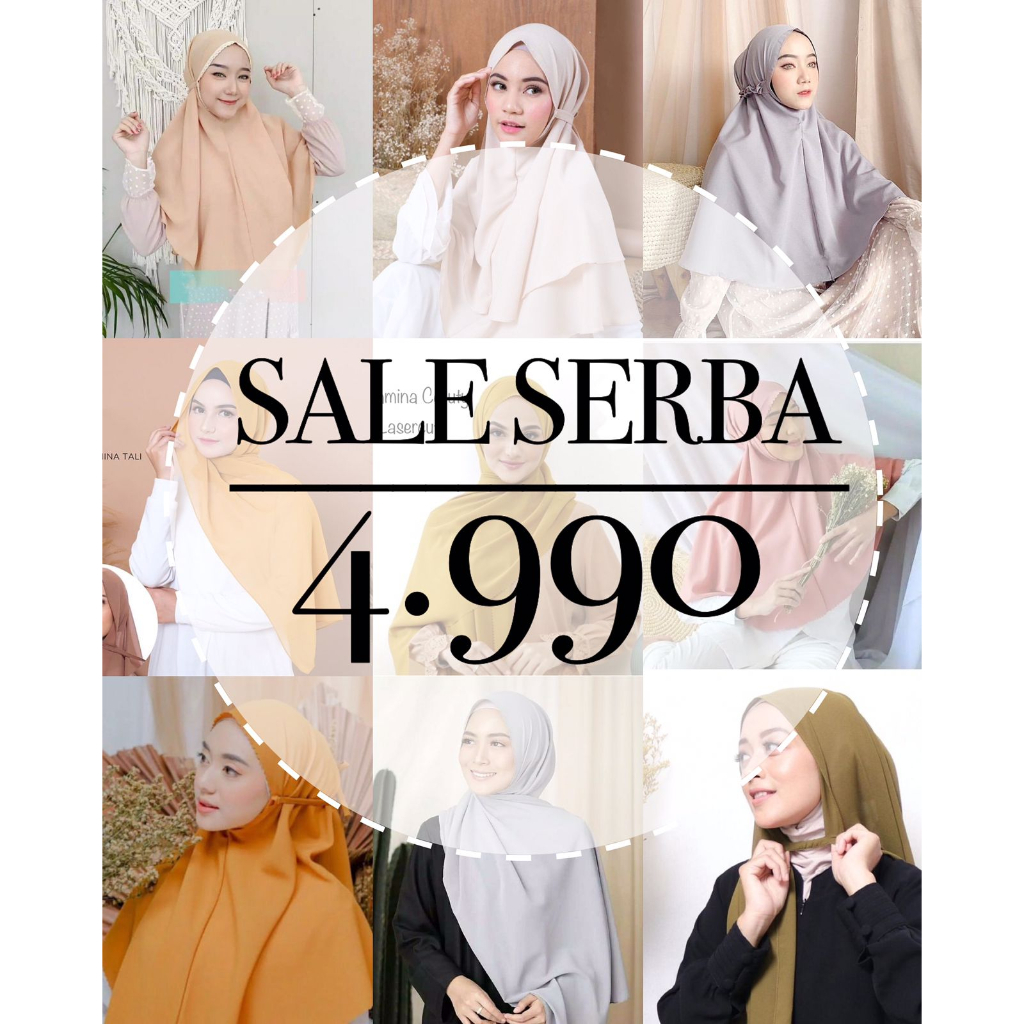 SALE JILBAB MODEL MARYAM, PASHMINA, BELLA SQUARE