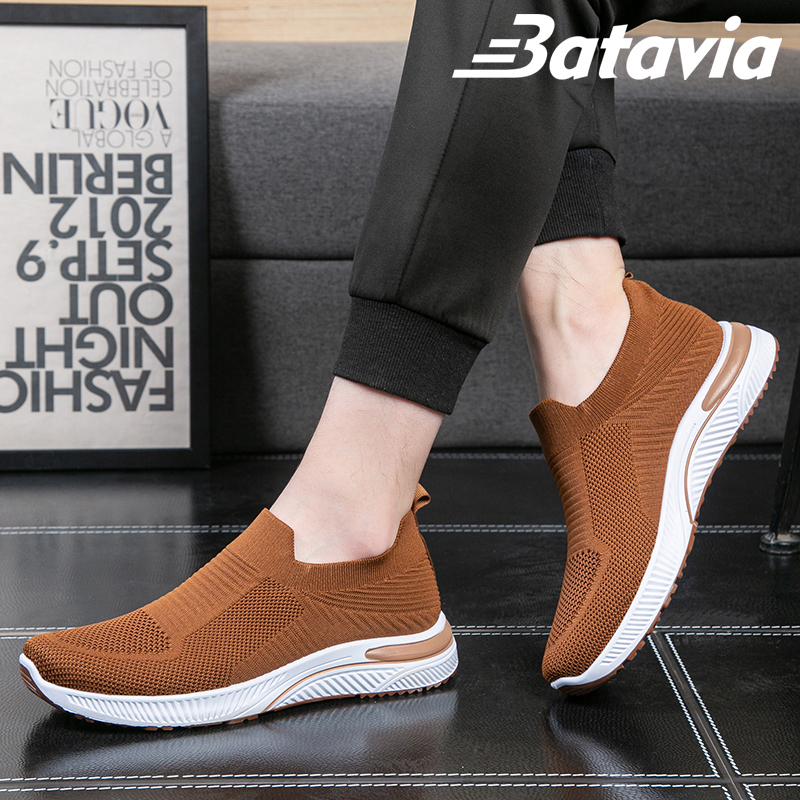 2023 terbaru sepatu pria import rajut sneaker Laki   premium bernapas olahraga   olahraga bebas biaya kirim  Batavia Shoes   B20