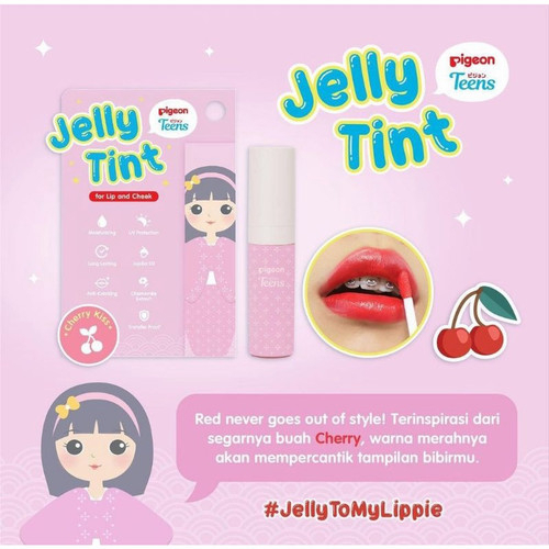 (BPOM+HALAL) PIGEON TEEN LIP JELLY TINT|LIP TINT REMAJA|PELEMBAB BIBIR