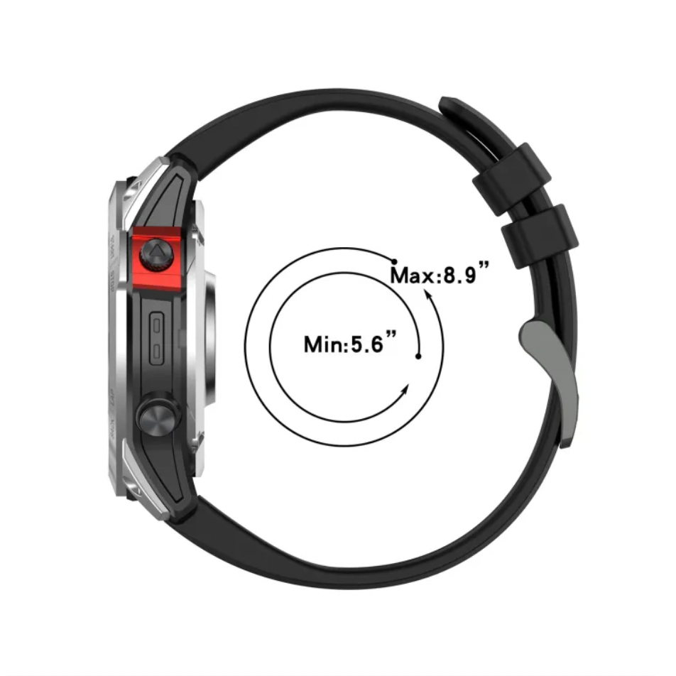 MF7 Strap Garmin Instinct 2X 50mm - Tali Jam Tangan Quick Fit 26mm Rubber Silikon Sporty