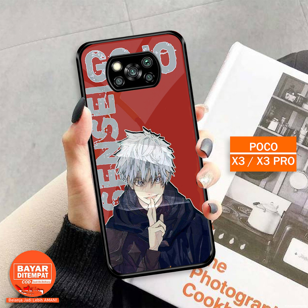 Case 2D Glossy Poco X3/X3PRO/X3NFC - Casing Hp Poco X3/X3PRO/X3NFC - MOTIF JUJUTSU - CASE KILAU - CA