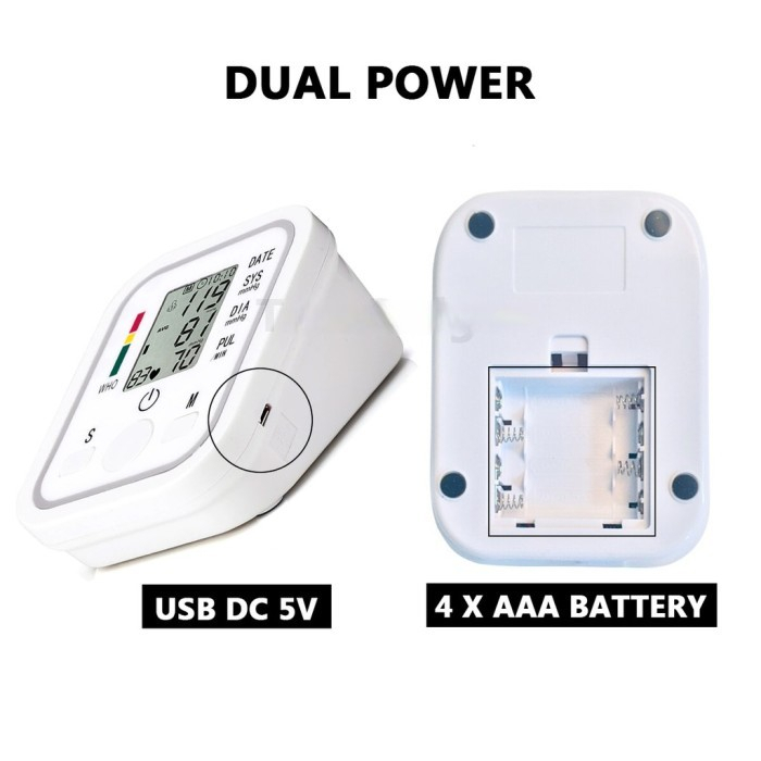 Tensimeter Digital Alat Tensi Darah Digital Alat Ukur Tekanan Darah dengan suara