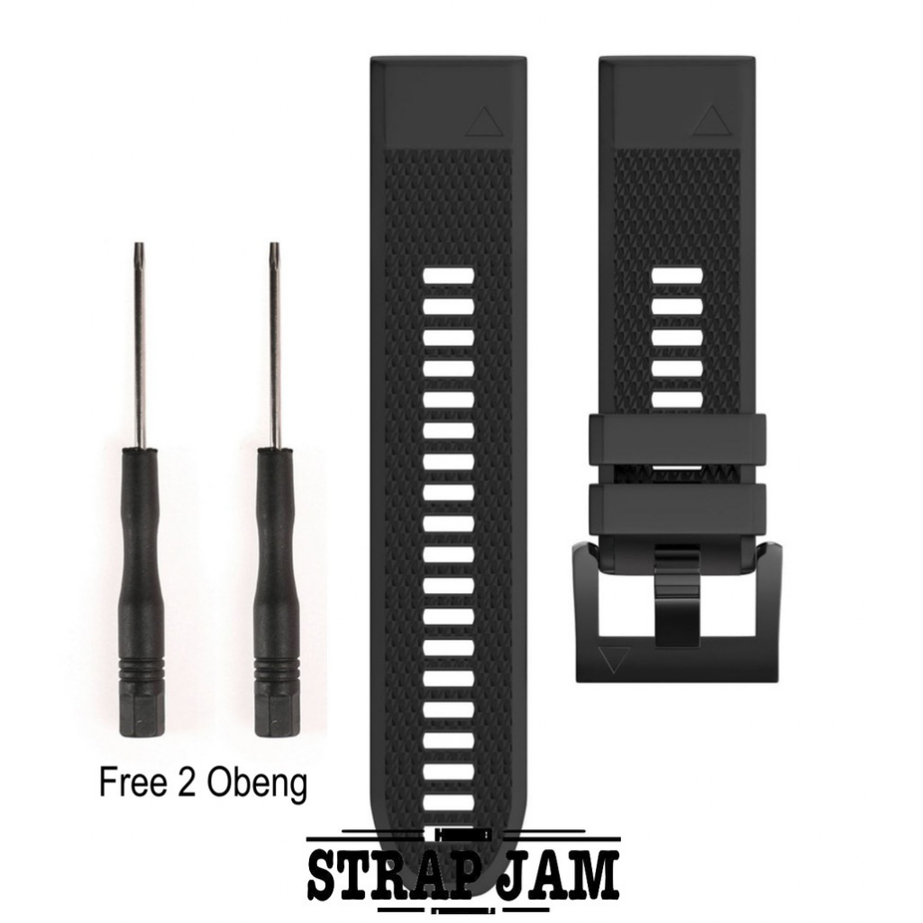 MF5X Strap Garmin Instinct 2X 50mm - Tali Jam Tangan Quick Fit 26mm Rubber Silikon