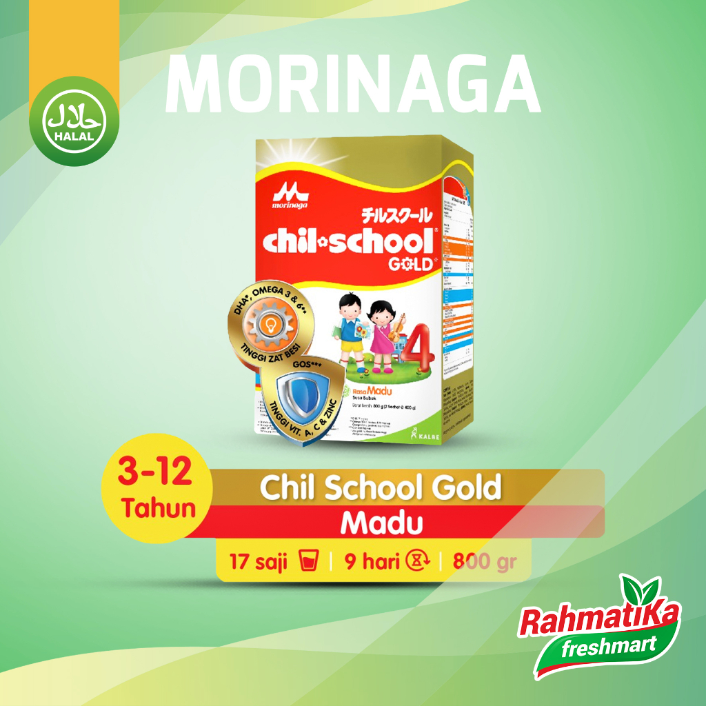 Morinaga Chil School Gold 4 Rasa Madu 800g (2 sachet @400g)