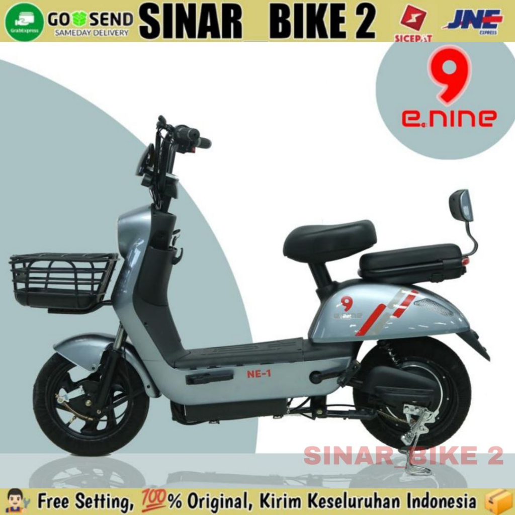 Sepeda Listrik 9 E.Nine Ne-1 500 Watt Electric Bike